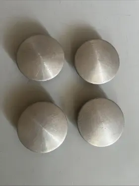 4743727 Chrysler Dodge Jeep 4743726 Set Of 4 Silver Center Caps 30393 2.50 Inch