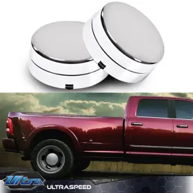 Cnnell0720-230 Cnnell Fit For 2003-2017 Dodge Ram 3500 1-ton Dually Silver Rear Wheel Hub Center Caps