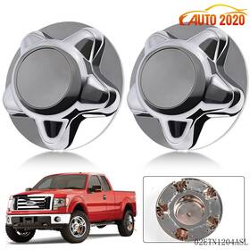 Cnnella-69 Cnnella02026010 Wheel Center Hub Caps Rim Covers 5 Lug Nut Hubs Fit For Ford F-150 2pc Chrome