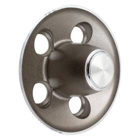 Coyote Accessories 810020325430 Dark Argent Silver Wheel Cap