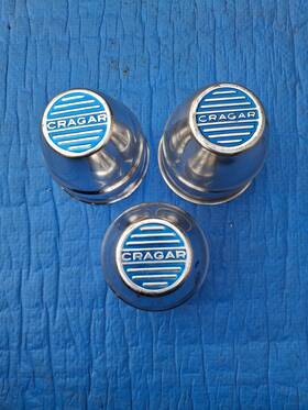 Cragar 29036 Super Trick Wheel Center Caps Aluminum 3 5/8 Inch Diameter