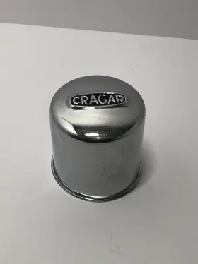 A-29270-1 Cragar Chrome Blue Logo Wheel Metal Center Cap