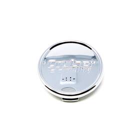 Cruiser Alloy Cap-904c-5 / 904 Switchblade 5-lug Chrome Snap In Center Cap