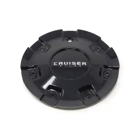 Cap-918mbr Cruiser Alloy / Crusier 918mb Paradigm Gloss Black Bolt On Center Cap