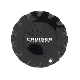 Cap-924mb Cruiser Alloy / Crusier 925mb Stiletto Gloss Black Bolt On Center Cap