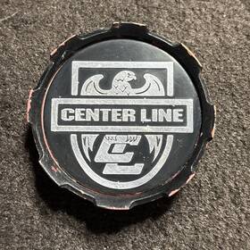 Custom C-374-1 Centerline Black Alloy Wheel Center Cap
