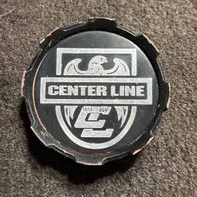 C-374-1 Custom Centerline Black Alloy Wheel Center Cap
