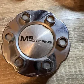 Bc-525 Custom Chrome Mb Motoring Wheels Wheel Center Cap Caps One Broken Leg