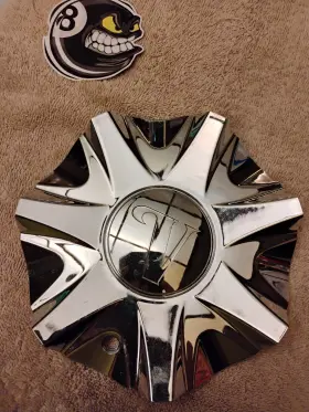 Csvw750-1p Custom Chrome Csvw7t0-1p X1 Velocity V Wheel Center Cap Part #csvw750-1p Sj609-06