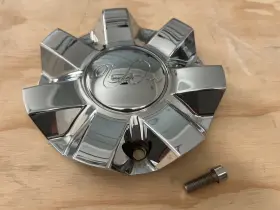 Cs377-2p Custom U2 Chrome Center Cap Aftermarket Wheel Hub Cover With Bolt