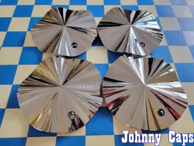 C10816 Dante Wheels # . New Chrome Custom Wheel Center Caps Jc Qty. 4