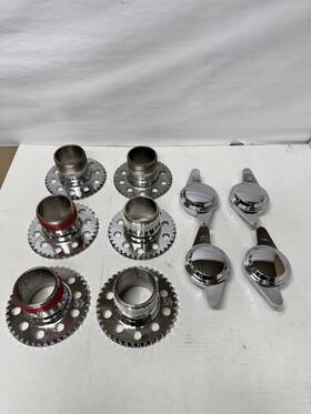 Dayton 9225 Original Knock-off Spinners And Wheel Adapters 4.75 / 5.00 Bolt Pattern