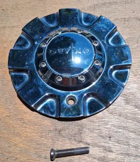 Capf-281 Devino Road Concepts Custom Wheel Center Cap Chrome P/n 04 Repaired