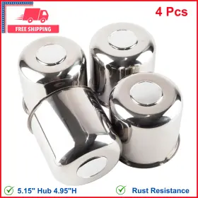 20274316chx4-df Dewflew 4pc 5.15 Inch Push Through Wheel Center Caps Stainless Trailer Hub Cap For Truck Suv 20274316chx4-df Dewflew 4pc 5.15 Inch Push Through Wheel Center Caps Stainless Trailer Hub Cap For Truck Suv