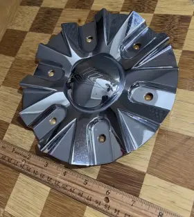 850-22 Diablo #850-22 1 7 Inch Chrome Custom Wheel Center Cap