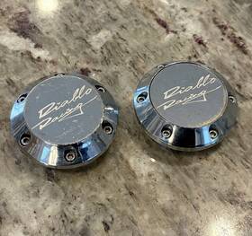 Diablo Racing Wheels C-0362 Chrome Center Cap Lot Of 2 Oem