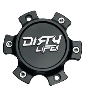 C109305mb03 Dirty Life Matte Black Wheel Center Cap