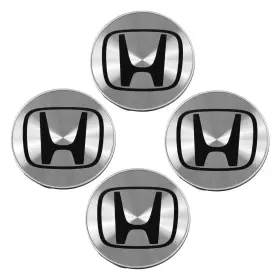 Wts00590 Diy Solutions For Honda Civic 12-13 Brushed Aluminum Wheel Center Caps