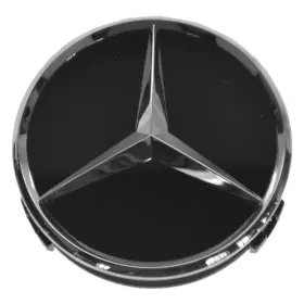 Wts00609 Diy Solutions For Mercedes-benz C250 12-14 Chrome/black Wheel Center Cap