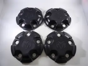 52110444 Dodge Set Of 4 2002 2003 2004 2005 2006-2008 Ram Truck Black Wheel Center Caps 52110444 Dodge Set Of 4 2002 2003 2004 2005 2006-2008 Ram Truck Black Wheel Center Caps
