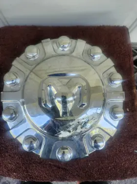 6pg03t Dodge Ram Hub Cap Used Has A Dent In It