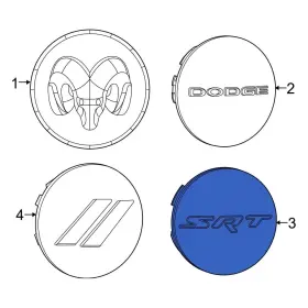 5qw99dd5aa Dodge Oe For Challenger 2019-2023 Wheel Cap