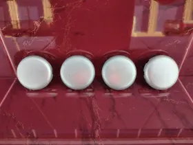 Ow691trmaa Dodge Chrysler Jeep Silver 2.25 Inch Center Caps Set Of 4 Factory Oem #