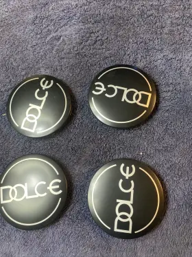 C-449-5 Dolce Wheel Center Cap #c-449-5. Cdc38mb Set Of 4 Caps Matte Black