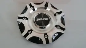 Cap-641mb-1 Dropstars M-822 641mb Machined Black Center Cap M-822bk01