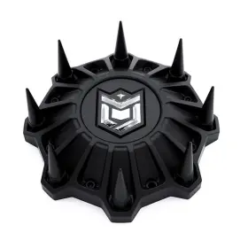 Cap-ds-m18-spike Dropstars / Satin Black Bolt-on Center Cap