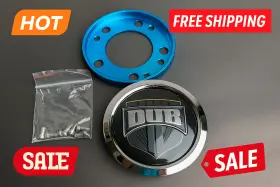 1001-98 Dub 100198 Center Cap For Spinners And Floaters 1002-01 1 New With Screws
