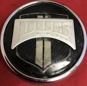 1001-94 Dub 1002-12 One Used Chrome Wheel Rim Center Hub Cap With Lens Logo Part # /13096