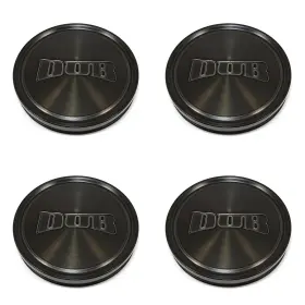 1003-05-04dt-2182873 Dub Wheels 4 Black Center Caps For 5/6l S256 Flex S257 S259 G.o.a.t. Baller S116