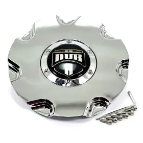 26110-15 Dub Wheels Chrome Center Hub Cap 7-1/4 Inch Od 5/8 H Snap-in Bolt-on Closed-end