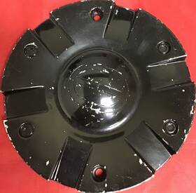 Edge Ee820 One Used Black Painted Chrome Centercap P/n /13139