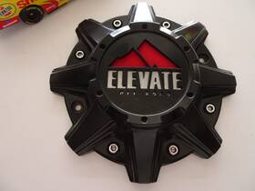 Elevate Off-road 1630l212-bp-elev-db-1630 0ff-road Black Custom Wheel Center Cap #