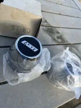 St-80 Enkei 2 Nos Jdm Center Caps Chrome Plated Ek24 Ek26