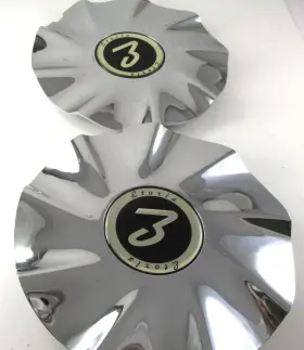 Cop04d Etoria #cop04d Silver 6 Inch Front 2 1/2 Back Wheel Center Cap For Caps