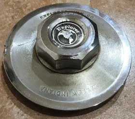 C66c150 Explorer Van Co. 1 Chevy Gmc Conversion Warsaw Indiana Wheel Center Cap #0b