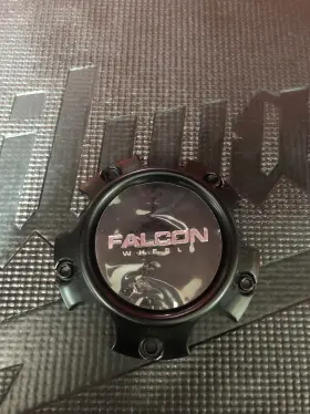 C-a64-5 Falcon Wheels C-a67-5 1 Satin Black Wheel Center Cap