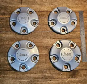 873565fcw Fcw Center Cap Silver 6.5 Inch Set Of 4 2007-2017 Jeep Wrangler Mopar Usa
