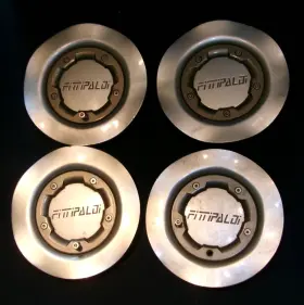 M-534d Fittipaldi Set Of 4 Chrome Wheel Center Hub Caps #m 534d Forged Good Condition M-534d Fittipaldi Set Of 4 Chrome Wheel Center Hub Caps #m 534d Forged Good Condition