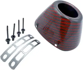 040695 Fmf Fits Carbon Cap 4.1 New Style Red