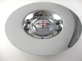 Focal Unbranded #89-9175c / Unknown 6 Inch Chrome Custom Wheel Center Cap For 1