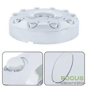 Fd1599600dn Focus-decoration 10 Lug 2wd 19.5 Inch Front Wheel Chrome Center Cap For Ford Super Duty 2005-2016 Fd1599600dn Focus-decoration 10 Lug 2wd 19.5 Inch Front Wheel Chrome Center Cap For Ford Super Duty 2005-2016