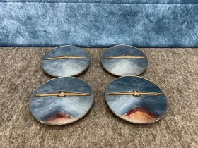 1w63-1ao96-ad Ford Thunderbird 2002-2003 Wheel Center Cap Hubcap Set Of 4 Oem
