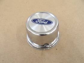 Ford 560-01576 Festiva 1988-1993 12 Inch Wheel Chrome Center Cap Oem Trim With Blue Oval