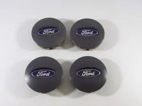 560-3816 Ford Set Of 4 Oem 2009 2010 2011-2015 Flex Edge Center Caps Charcoal