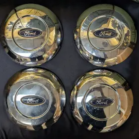 5l34-1a096-cb Ford 5l341a096cb 2004-2008 F-150 F150 Oem Wheel Center Hub Caps Chrome 4