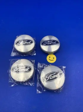 6m21-1003-aabl Ford 4x Logo Center Hubcap Cover 54mm Silver 6m21-1003